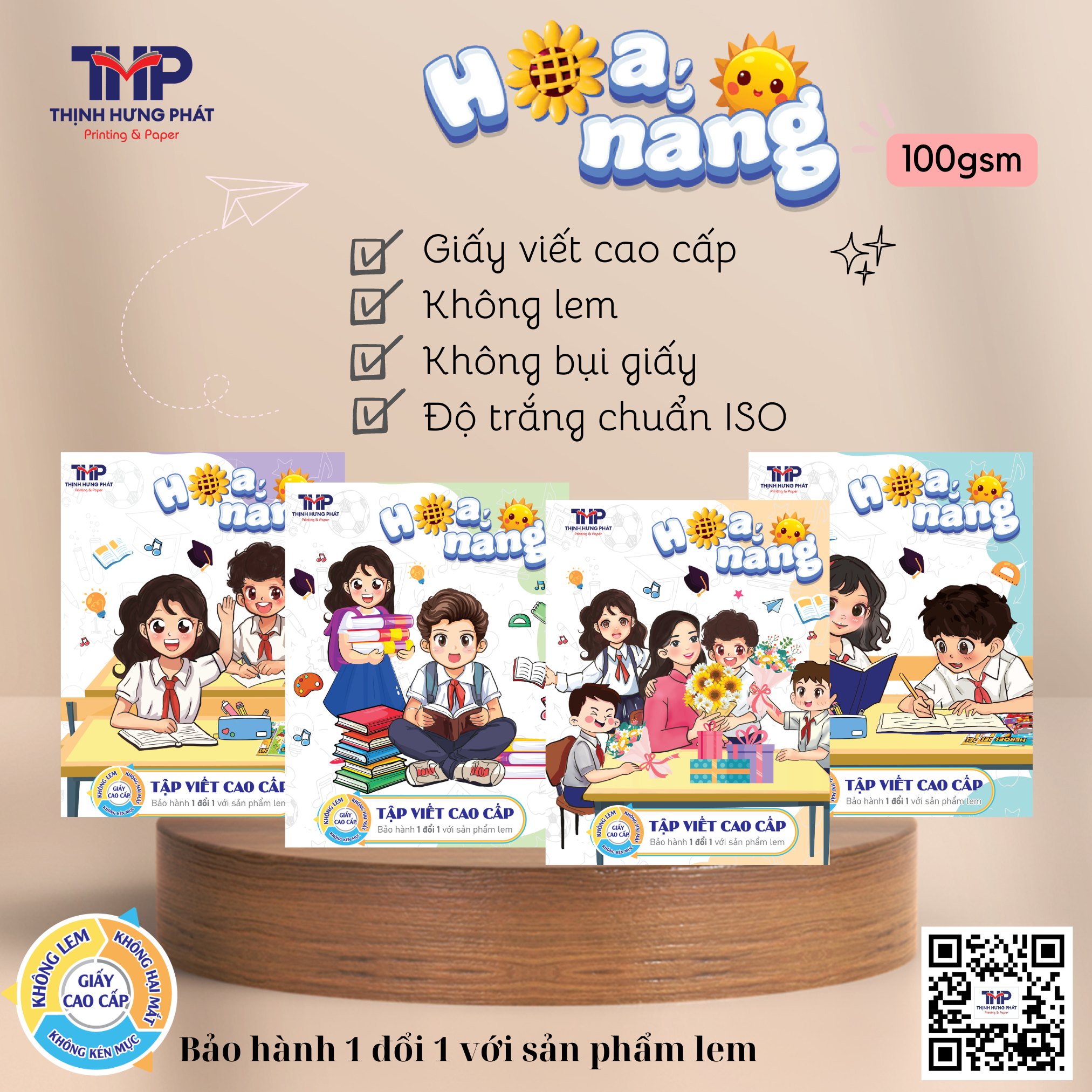 Tập học sinh HOA NẮNG - CAO CẤP KHÔNG LEM