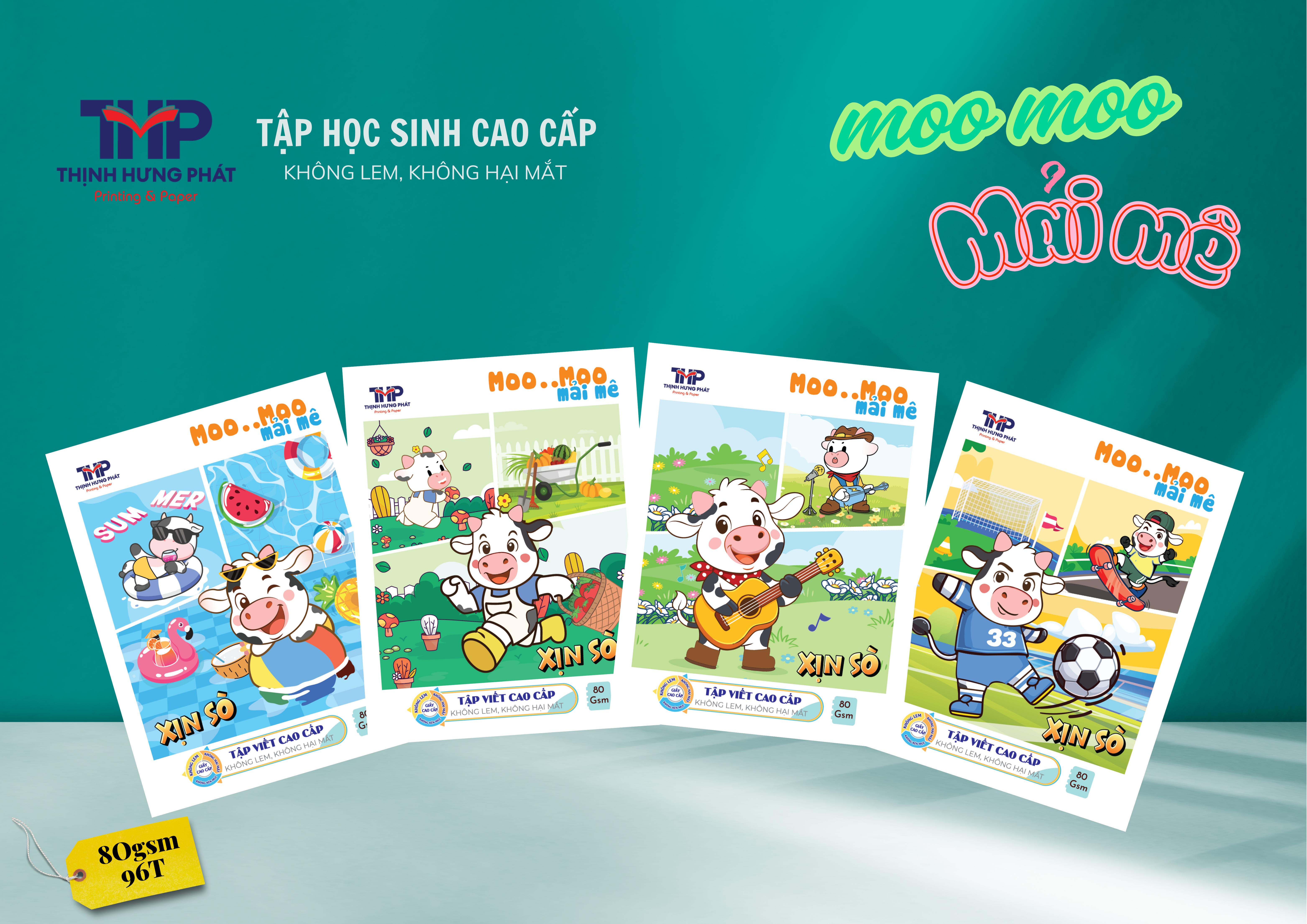 Tập học sinh MOO MOO - ĐL80gsm